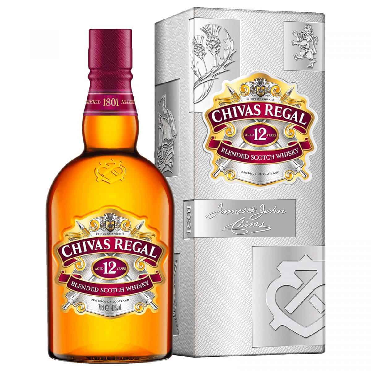 Chivas Regal Aged Whisky – Blended 12 0,7L Drink Years Köln 40%-VOL Store Scotch